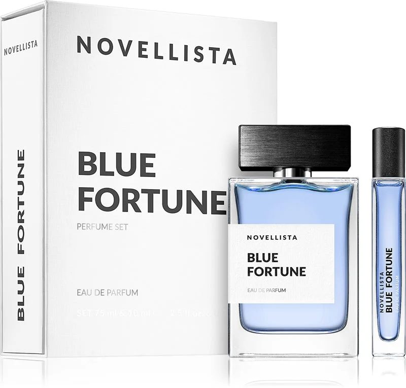 NOVELLISTA Blue Fortune set per uomo Eau de Parfum 75 ml + Eau de Parfum 10 ml