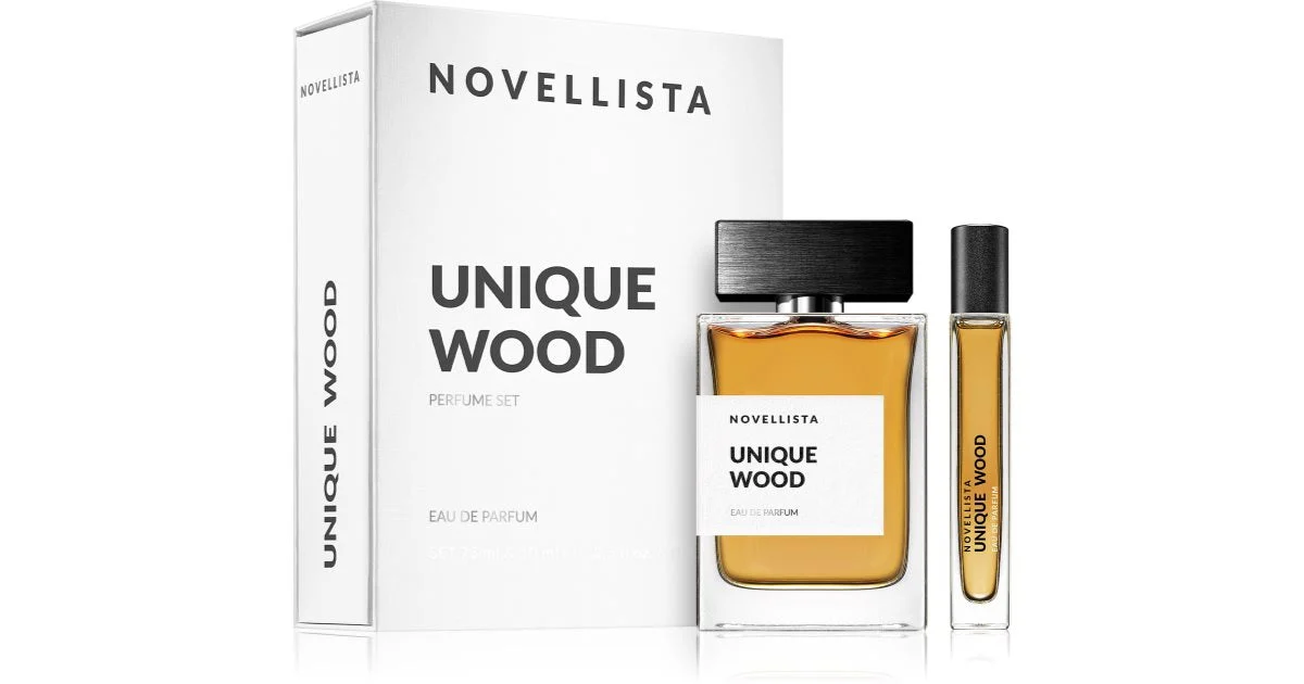 NOVELLISTA Unique Wood set unisex Eau de Parfum 75 ml + Eau de Parfum 10 ml