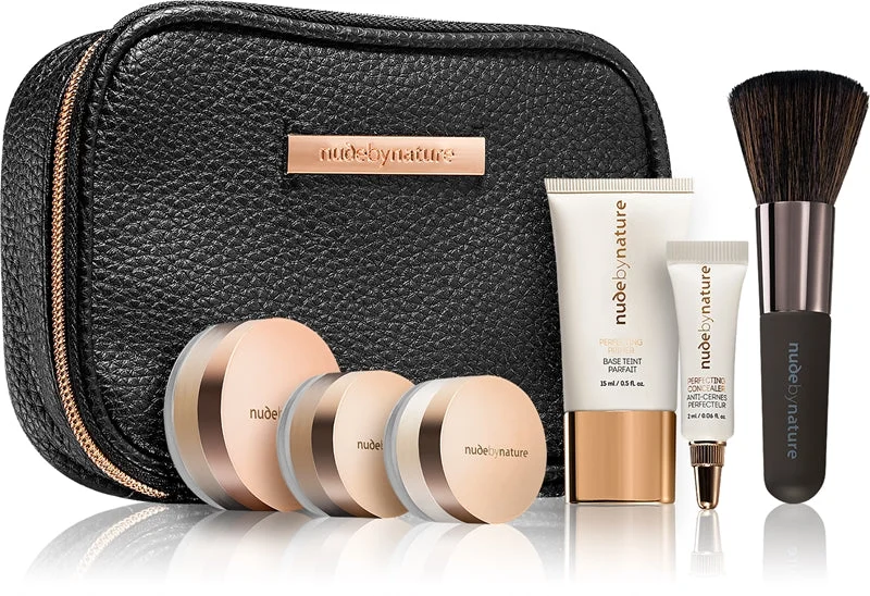 Nude by Nature Complexion Essentials Starter Kit confezione regalo da donna 04 Rose Beige