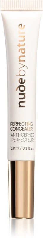 Nude by Nature Perfecting correttore coprente liquido colore 02 Porcelain Beige 5.9 ml