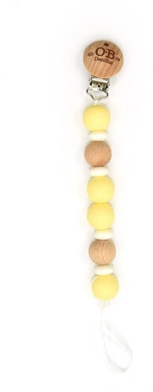 O.B Designs Dummy fermaglio per ciuccio Limone