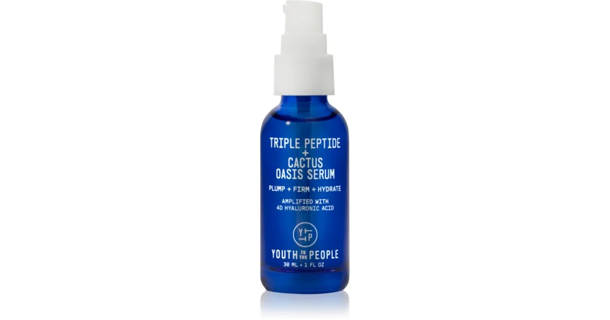 Youth To The People Oasis Triple Peptide + Cactus siero viso per viso e collo 30 ml