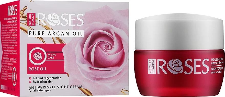 Crema viso intensiva antirughe, da notte