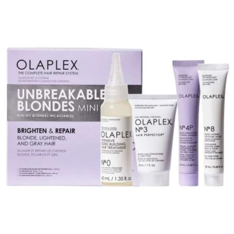 OLAPLEX UNBREAKABLE BLONDES KIT MINI SIZE N° 0 + 3 + 4P + 8