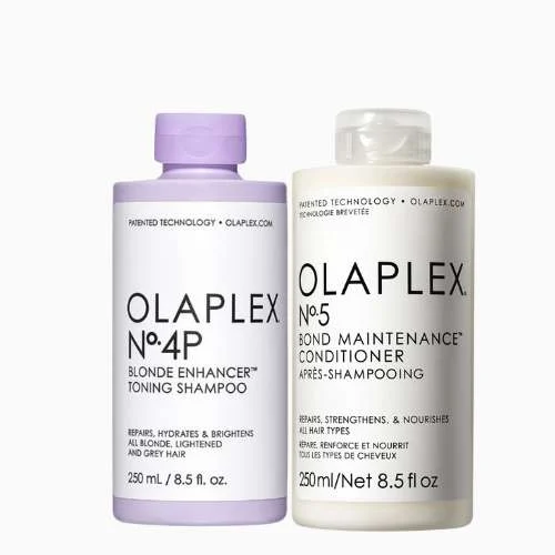 OLAPLEX KIT TONALIZZANTE PER CAPELLI BIONDI SHAMPOO N°4P 250ML + CONDITIONER N°5 250ML