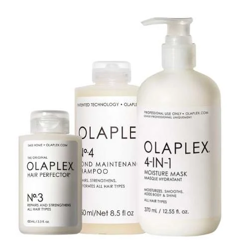 OLAPLEX KIT RIPARAZIONE INTENSA – N°3 100ML + N°4 250ML + N°4 IN 1 370ML