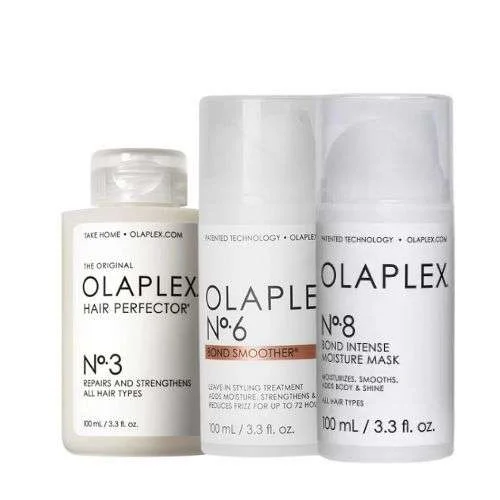 OLAPLEX KIT LISCIO PERFETTO ANTI UMIDITA’ – N°3 + N°8 + N°6