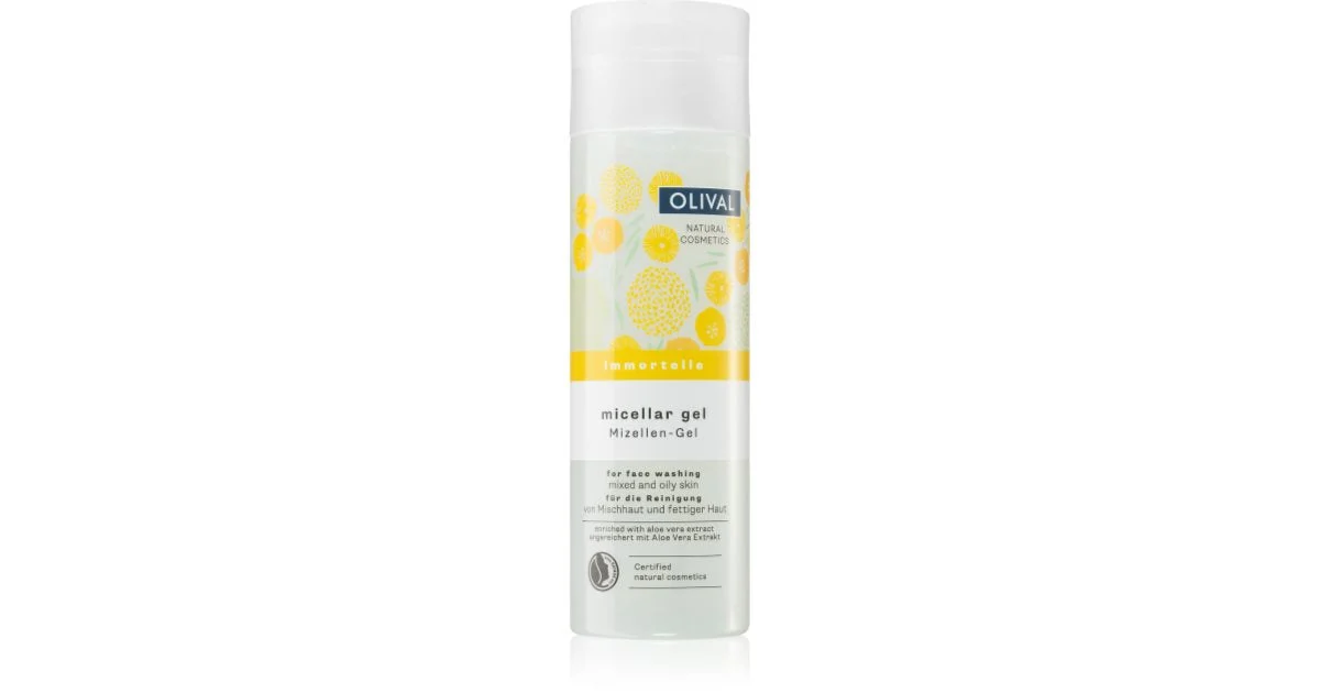 Olival Immortelle Gel micellare detergente per il viso per pelli miste e grasse 200 ml