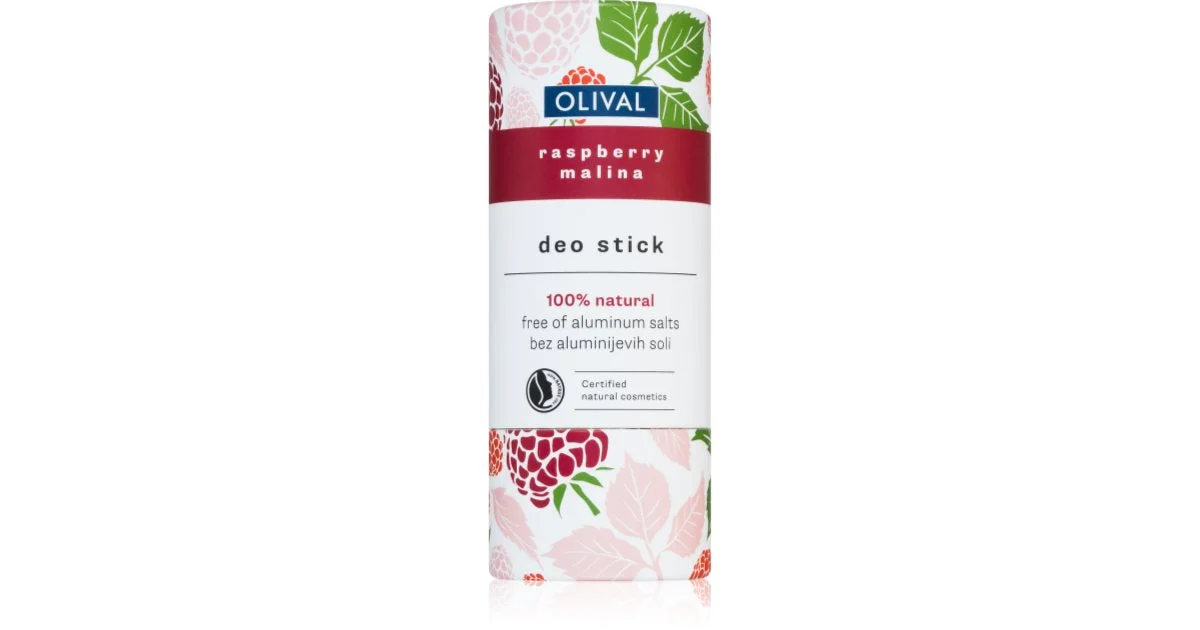 Olival Natural Lampone deodorante solido senza sali di alluminio 40 g