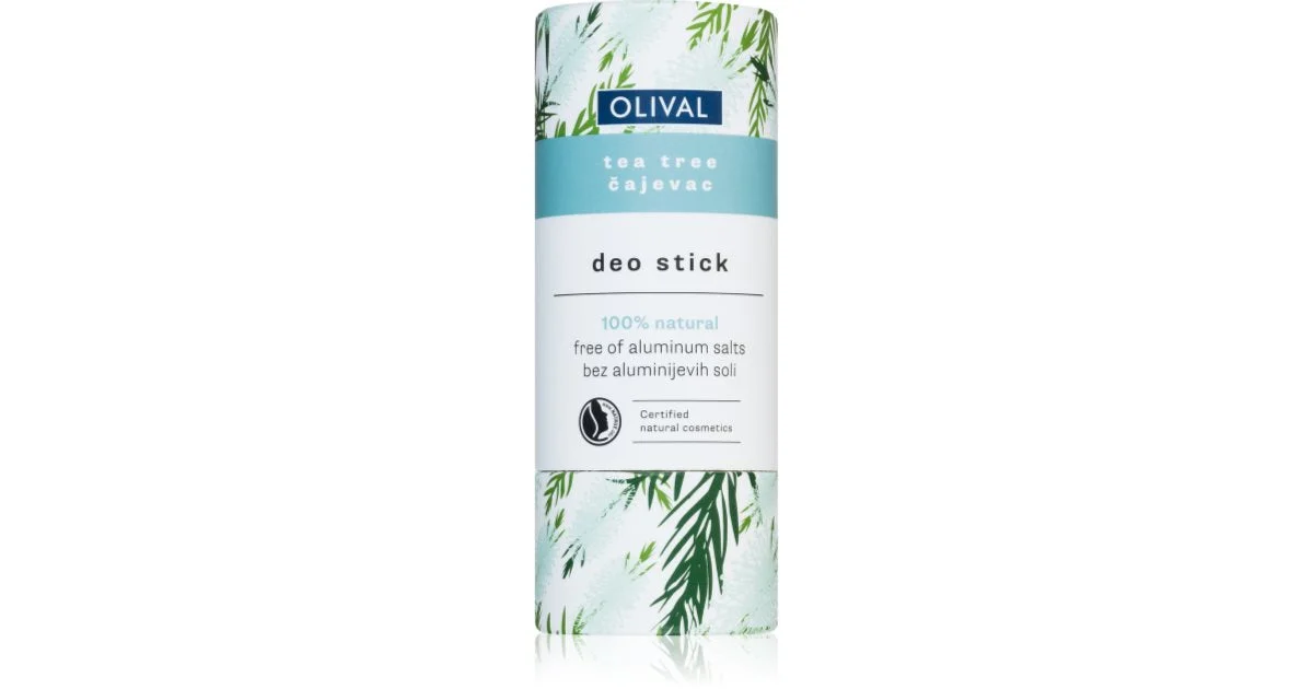 Olival Natural Tea Tree deodorante solido senza sali di alluminio 40 g