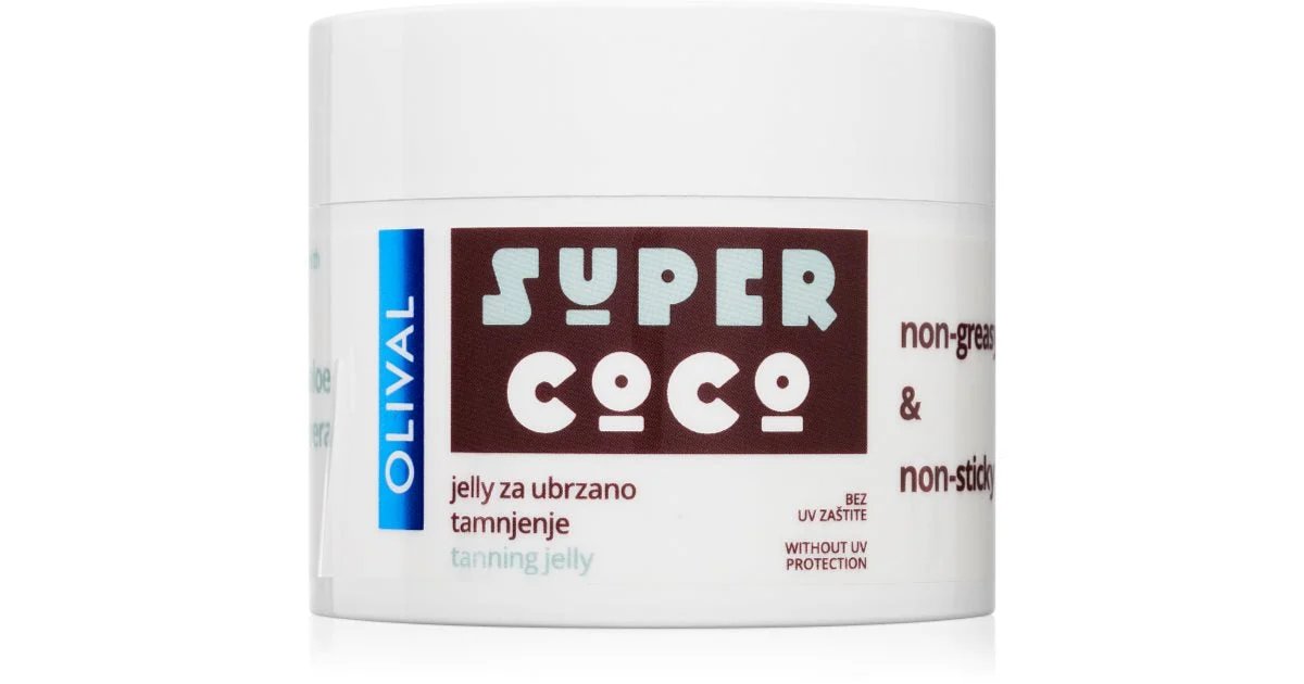 Olival SUPER Coco crema-gel idratante per accelerare l'abbronzatura 100 ml