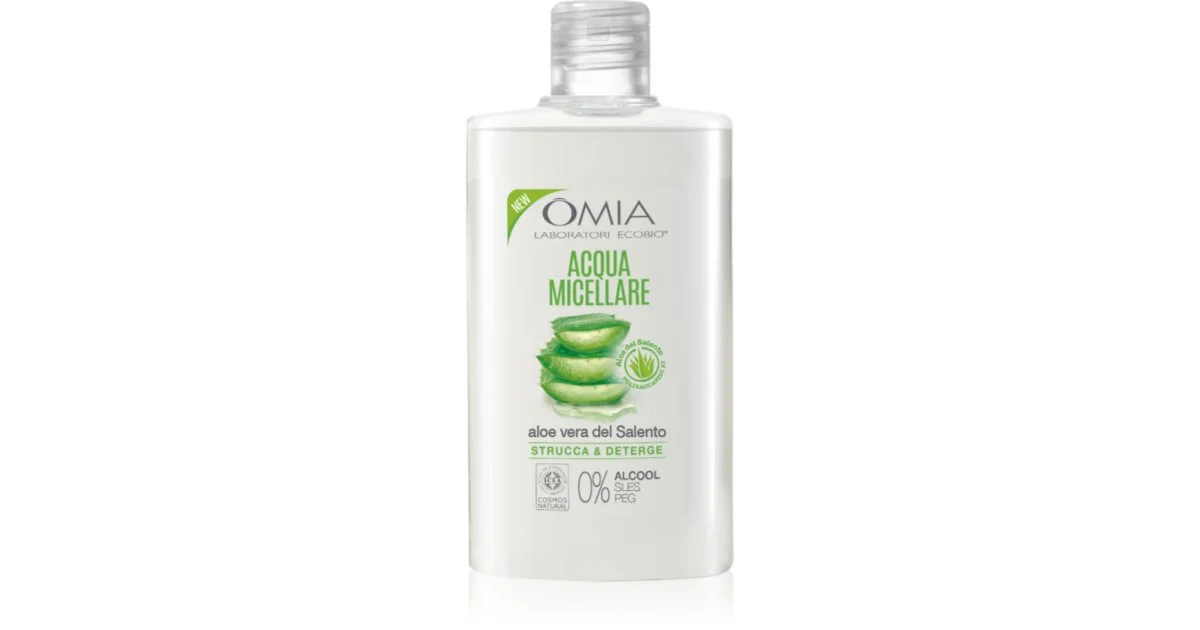 Omia Eco Bio Viso Acqua Micellare Aloe 400 Ml