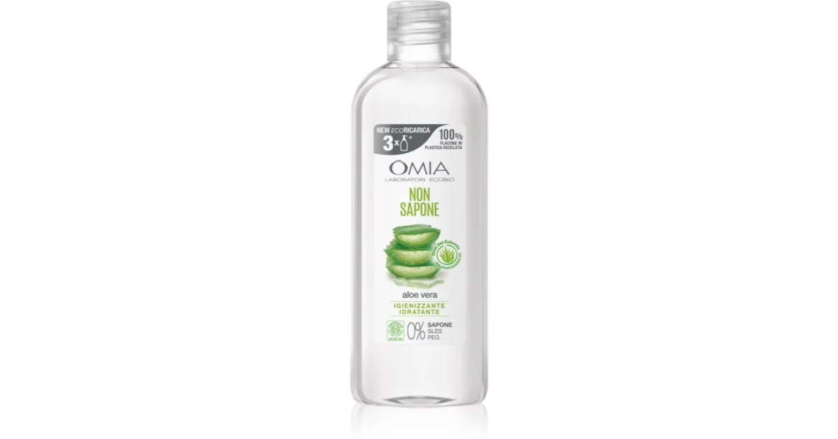 Omia Ecobio Non Sapone Igienizzante Idratante Aloe Vera 750 Ml