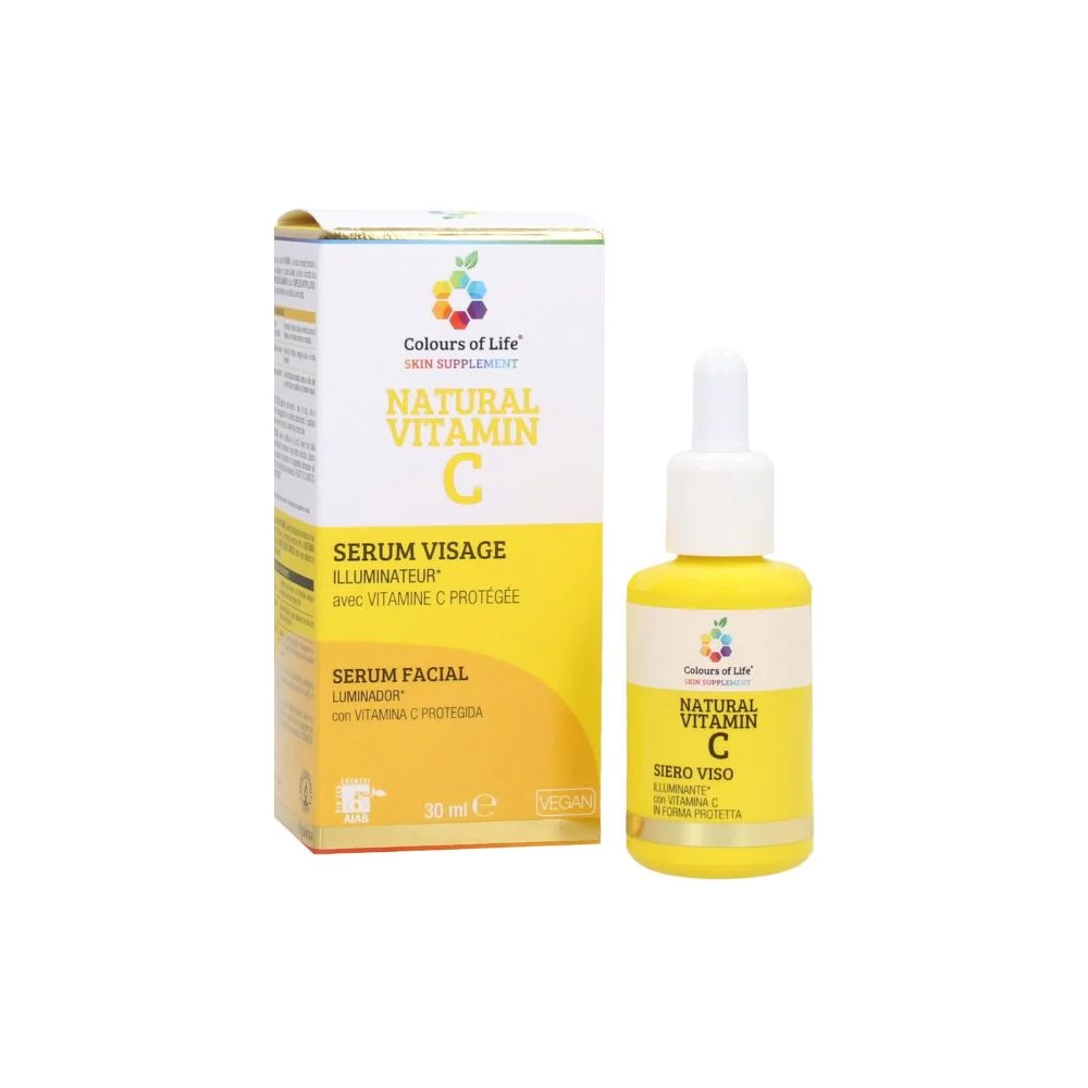 Optima naturals Colours of Life Siero Viso alla Vitamina C, 30 ml