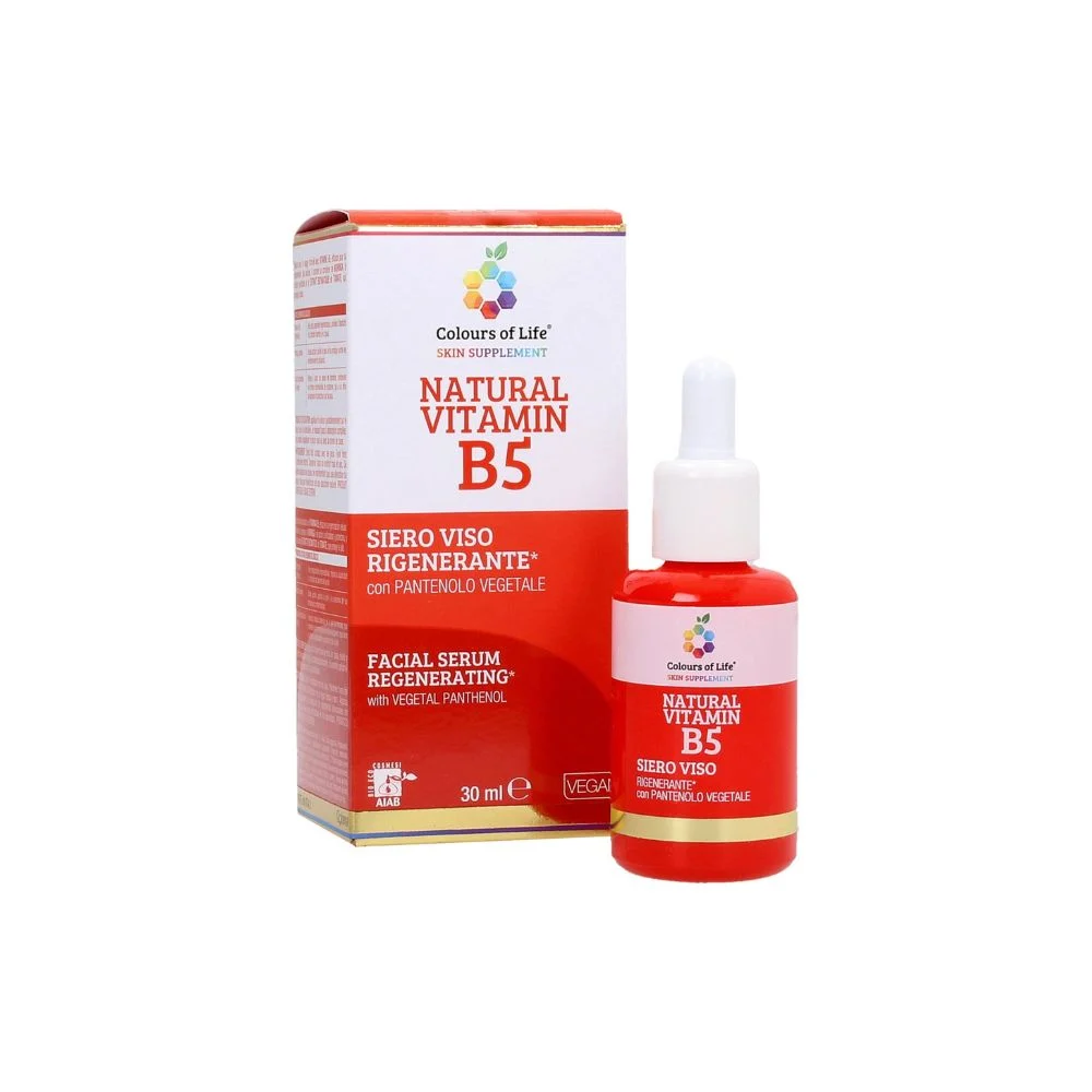 Optima naturals Colours of Life Siero Rigenerante alla Vitamina B5, 30 ml