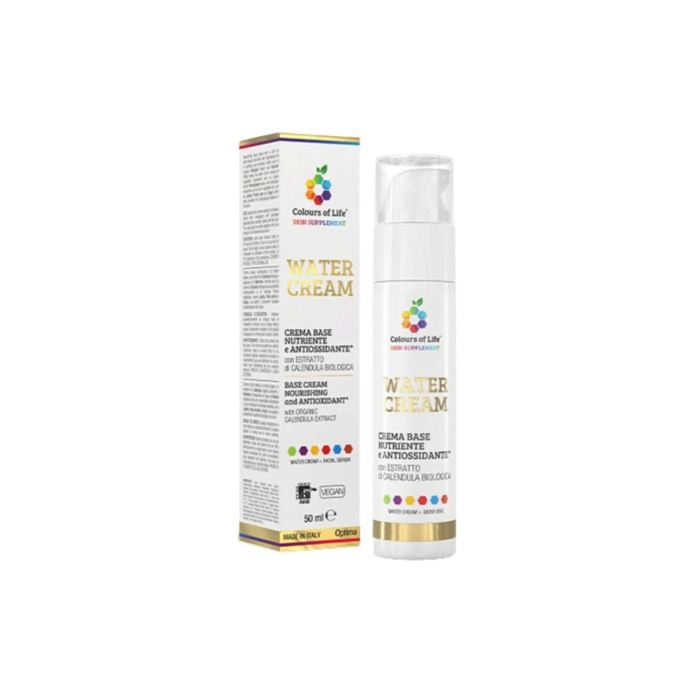Optima naturals Colours of Life Crema Base Nutriente e Antiossidante, 50 ml
