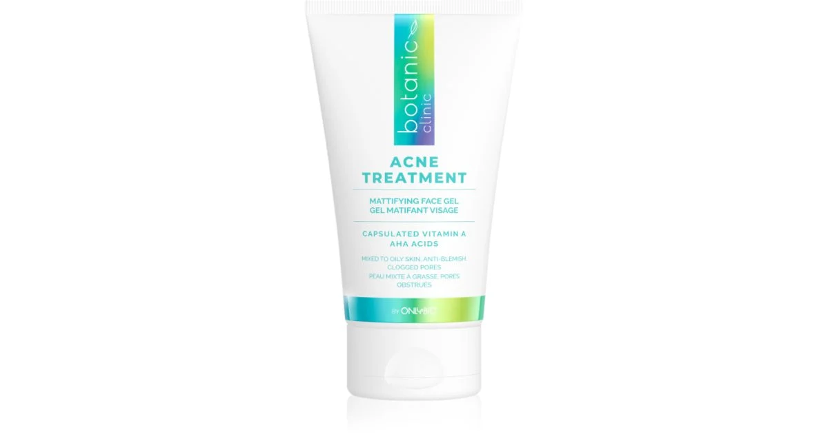 OnlyBio Botanic Clinic Acne Trattamento gel detergente opacizzante per pelli grasse e problematiche 150 ml