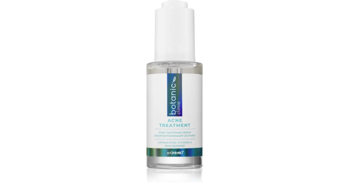 OnlyBio Botanic Clinic Acne Trattamento siero leggero per chiudere i pori 30 ml
