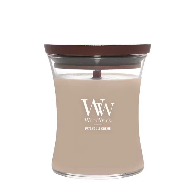 WOODWICK Candela Media – Patchouli Crème