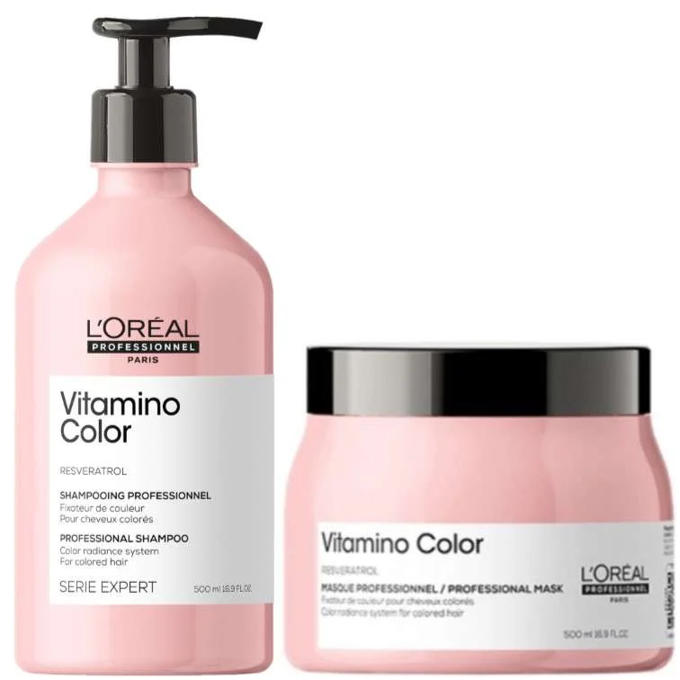 SERIE EXPERT VITAMINO COLOR SHAMPOO 500 ML. + MASCHERA 500 ML.