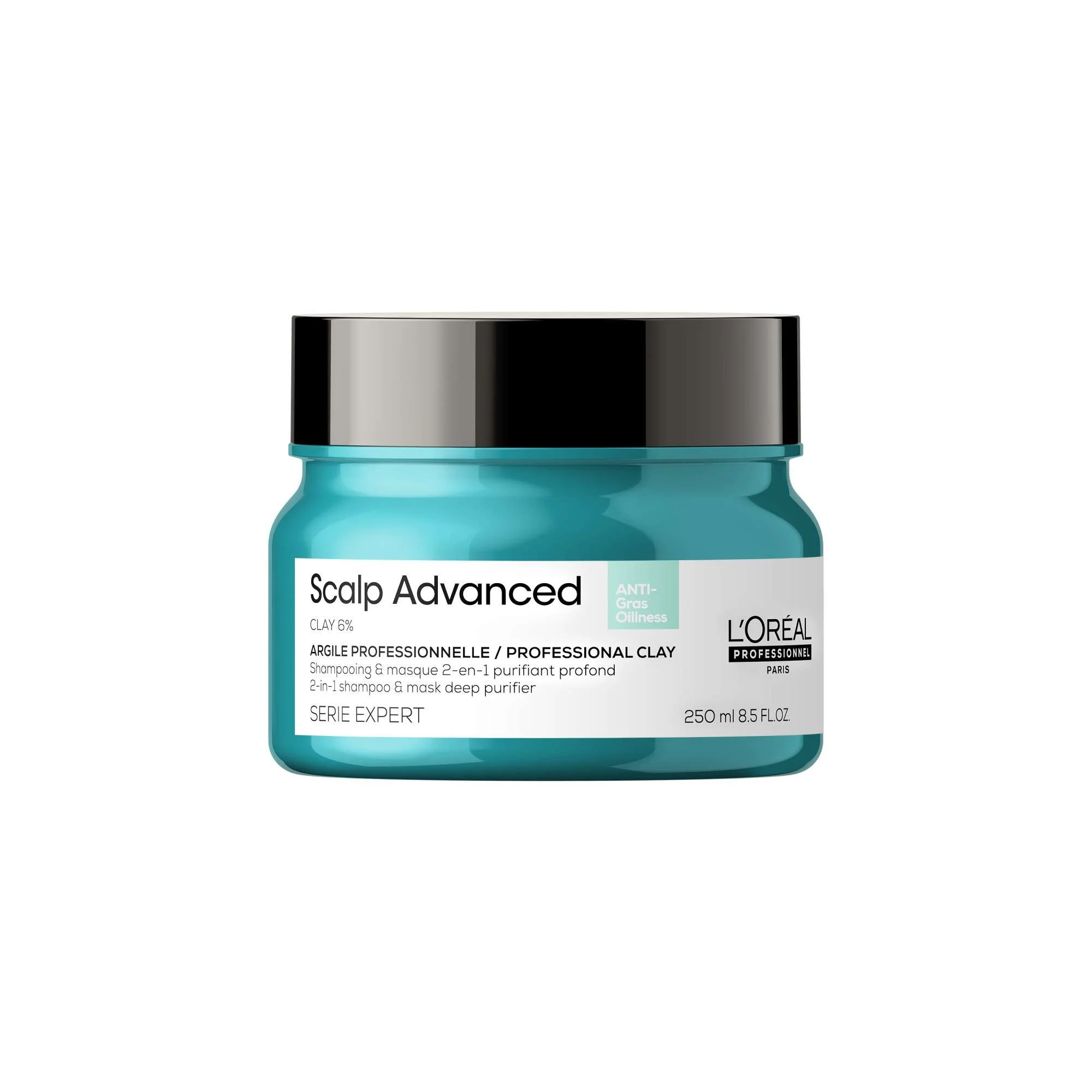 SERIE EXPERT SCALP ADVANCED 2-IN-1 SHAMPOO & MASK DEEP PURIFIER 250 ML.