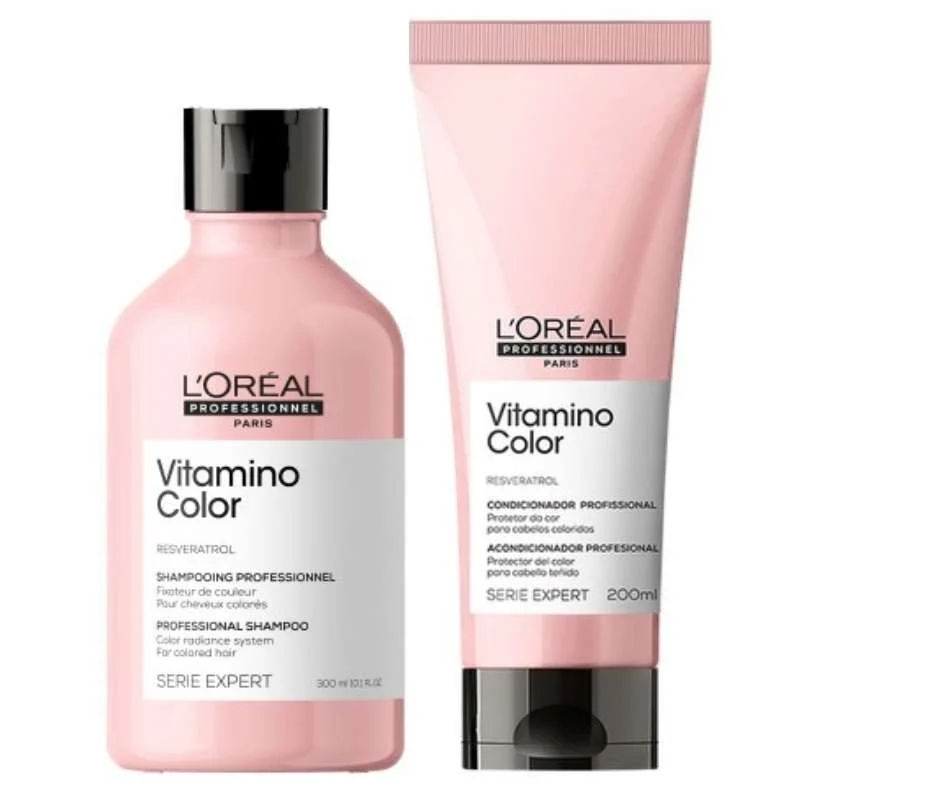 SERIE EXPERT VITAMINO COLOR SHAMPOO 300 ML. + VITAMINO COLOR CONDITIONER 200 ML.