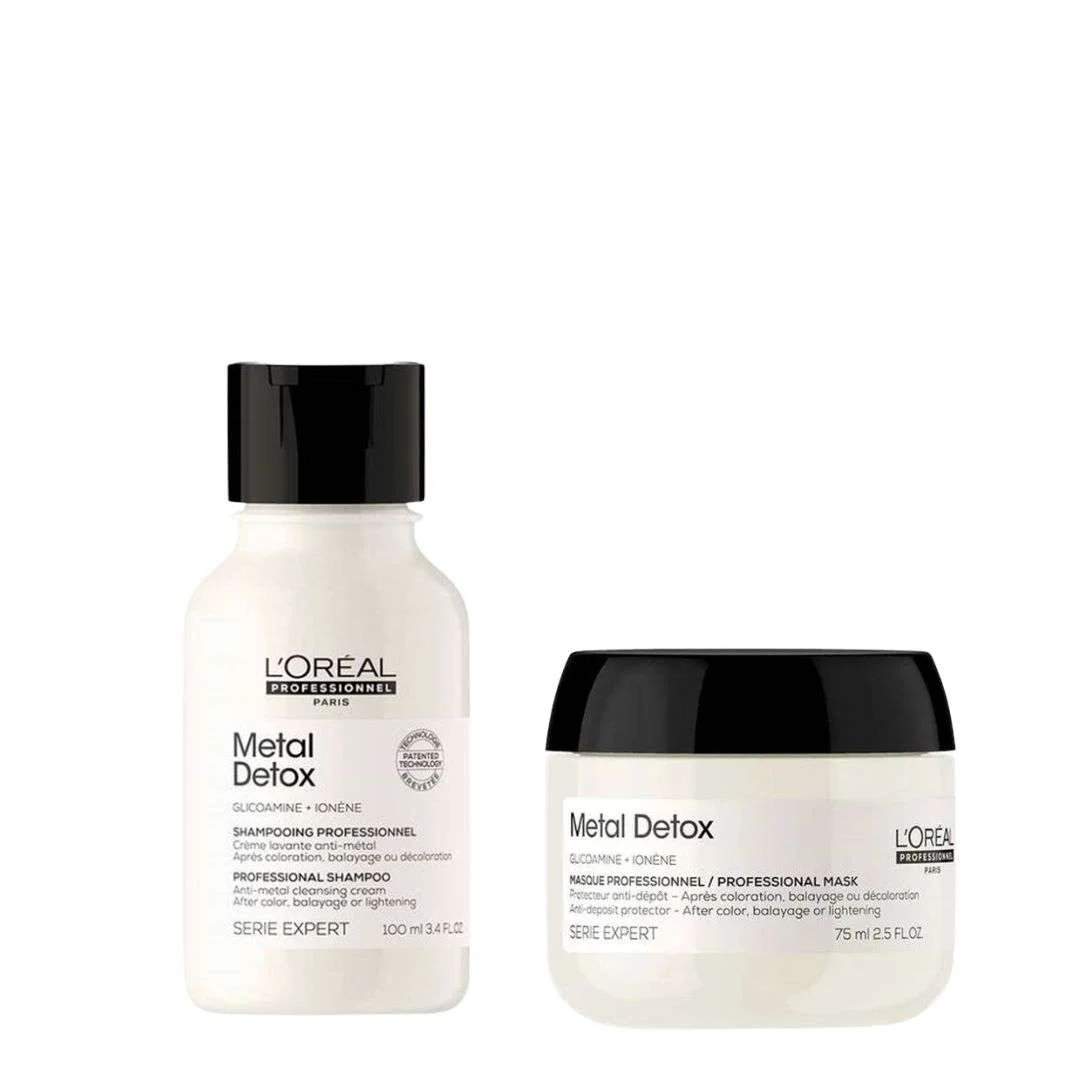 SERIE EXPERT METAL DETOX SHAMPOO 100ML. + METAL DETOX MASCHERA 75 ML.