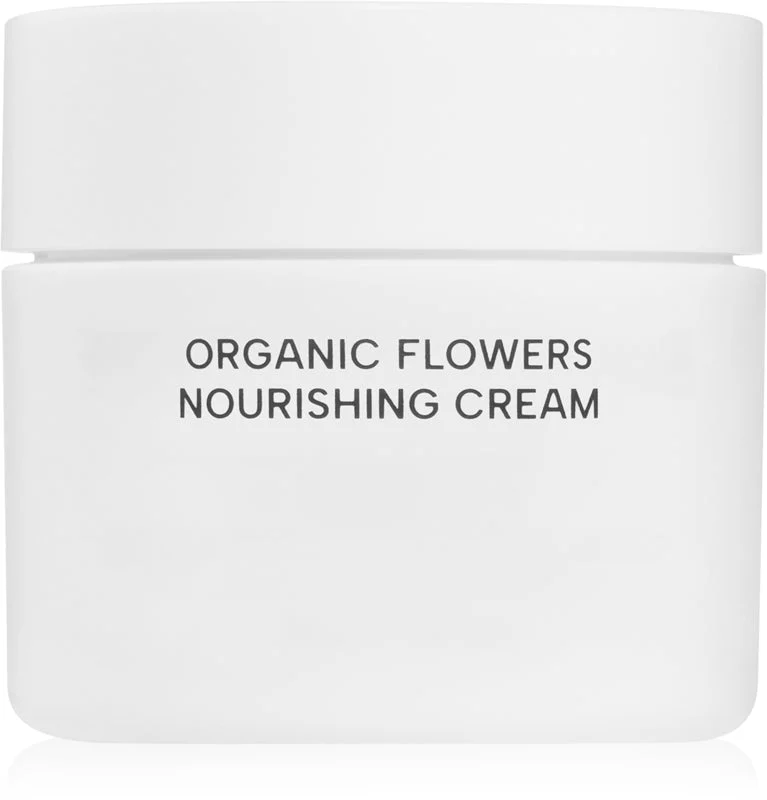 WHAMISA Organic Flowers crema nutriente viso con effetto liftante e rinforzante 50 ml