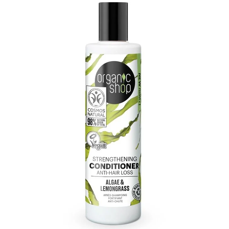 ORGANIC SHOP Algae & Lemongrass – Strengthening Conditioner Anti Hair Loss