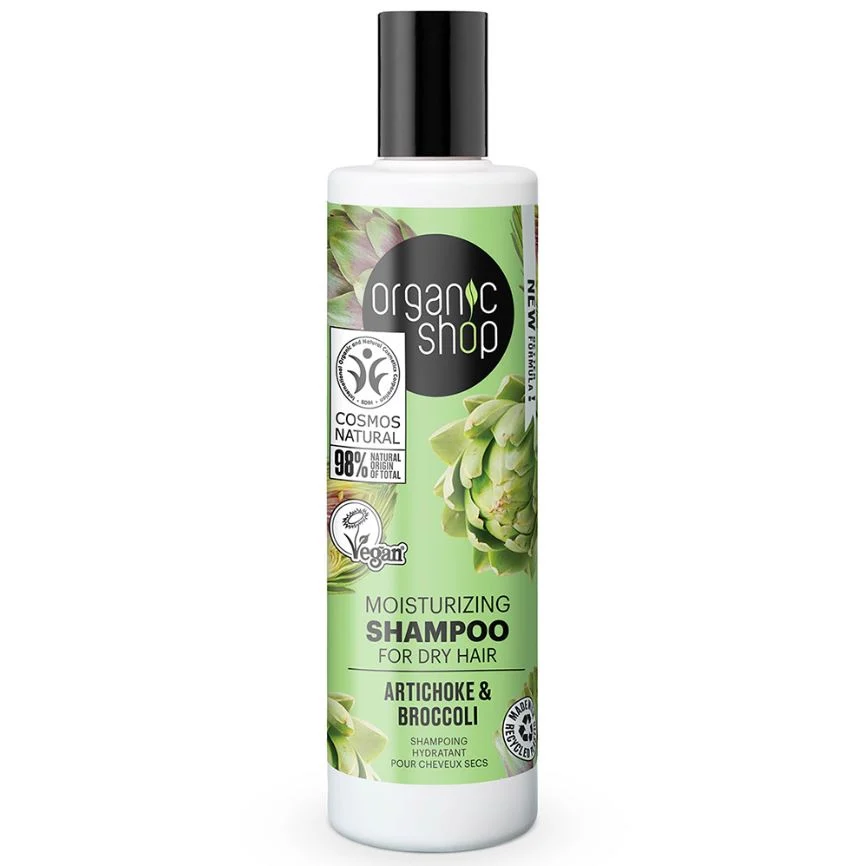 ORGANIC SHOP Artichoke & Broccoli – Moisturizing Shampoo For Dry Hair
