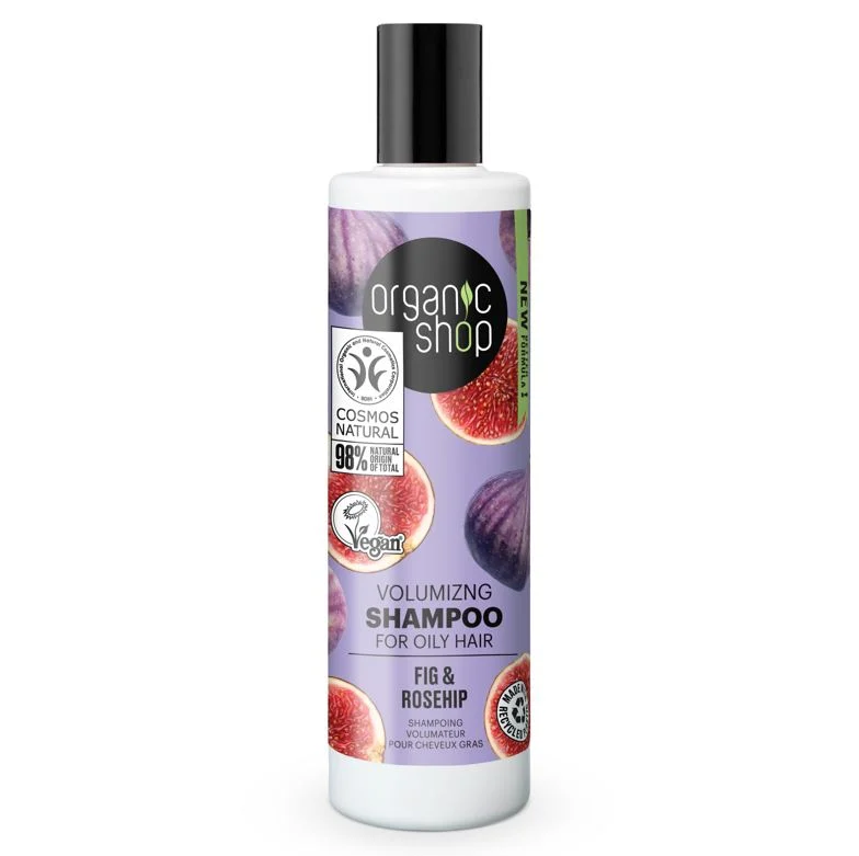 ORGANIC SHOP Fig & Rosehip – Volumizing Hair Shampoo For Oily Hair