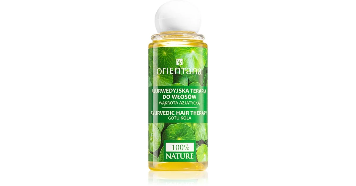 Orientana Ayurvedic Therapy Gotu Kola olio per capelli rigenerante per stimolare la crescita dei capelli 105 ml