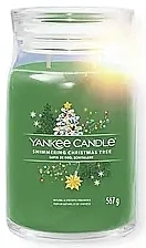 Candela profumata "Shimmering Christmas Tree", 2 stoppini