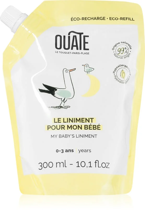 OUATE Linimento emulsione detergente delicata per neonati ricarica 300 ml