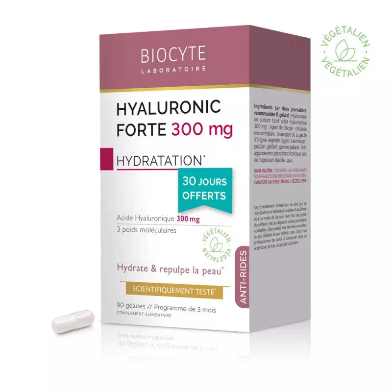 Biocyte Antirughe Pack Hyaluronic Forte 300mg Antietà 3x30 capsule