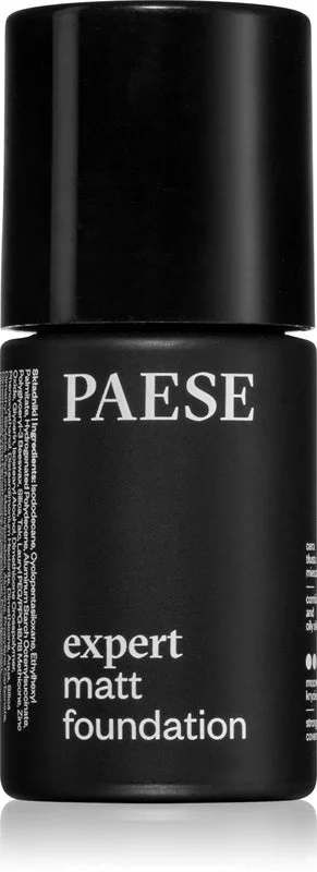 Paese Expert Matt fondotinta opacizzante in mousse per pelli miste e grasse True Beige 30 ml