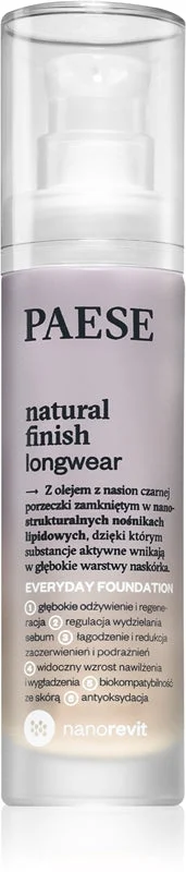 Paese Nanorevit fondotinta lunga tenuta effetto nutriente colore 1,5 Nude 30 ml