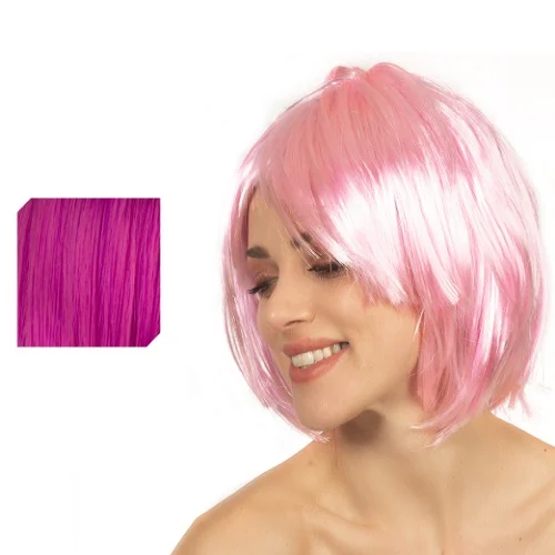 LABOR PARRUCCA POLIESTERE COLORE FUXIA Y777F