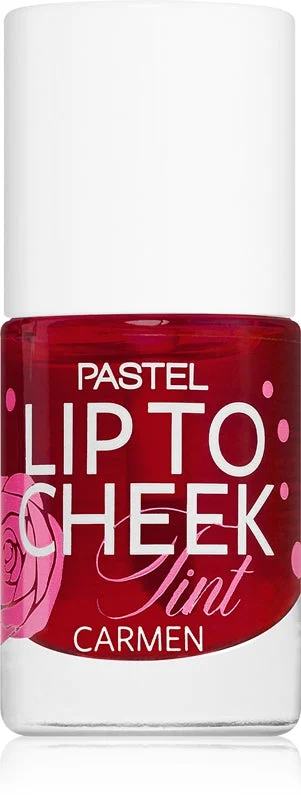 Pastel Lip To Cheek Tint blush liquido per labbra e guance colore 01 Carmen 9,6 ml