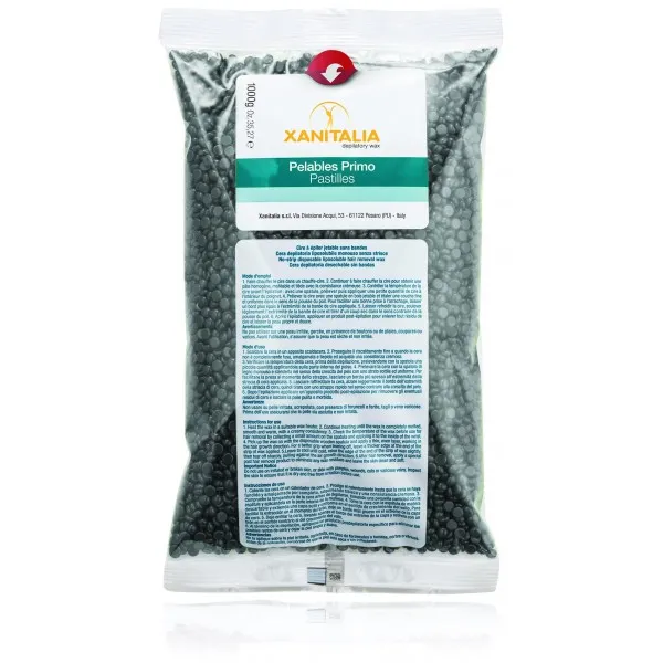 XANITALIA CERA BRASILIANA SENZA STRISCE NERA BLACK 1KG