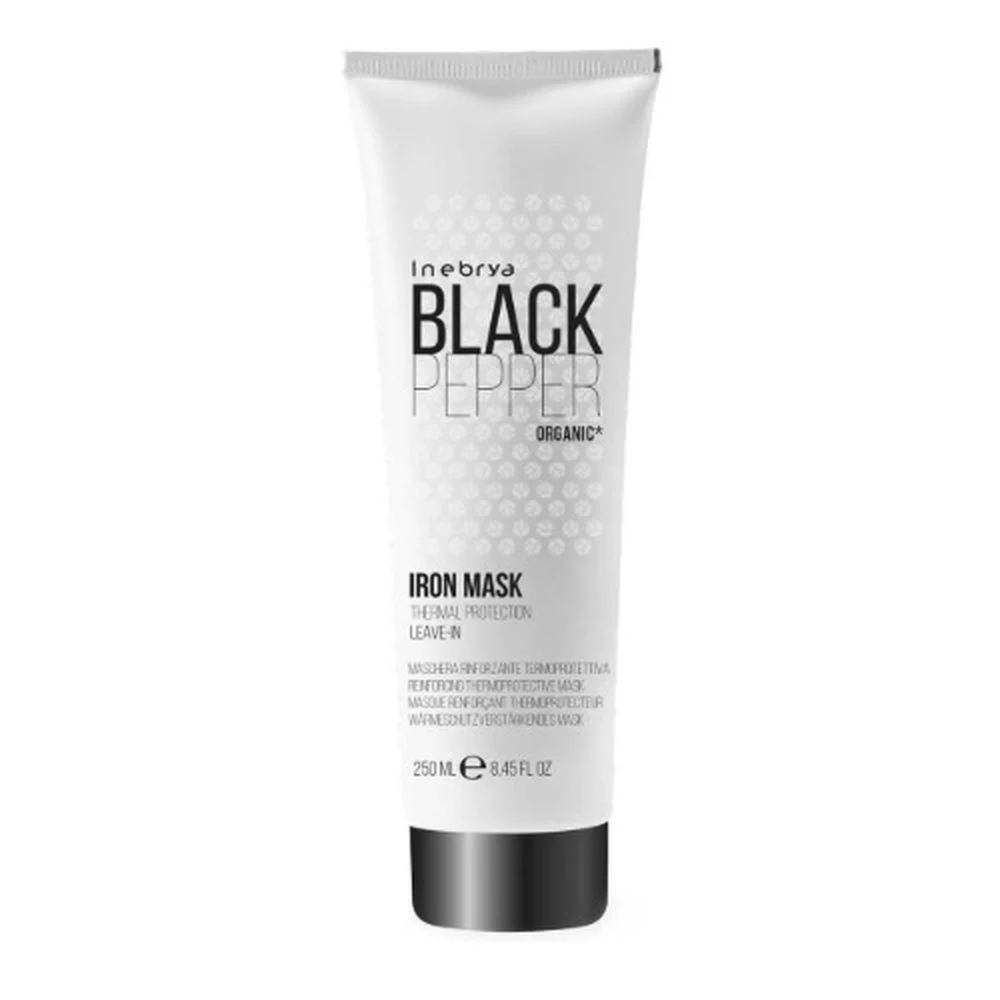 INEBRYA ICE CREAM BLACK PEPPER IRON MASK MASCHERA RINFORZANTE DISCIPLINANTE 250ML