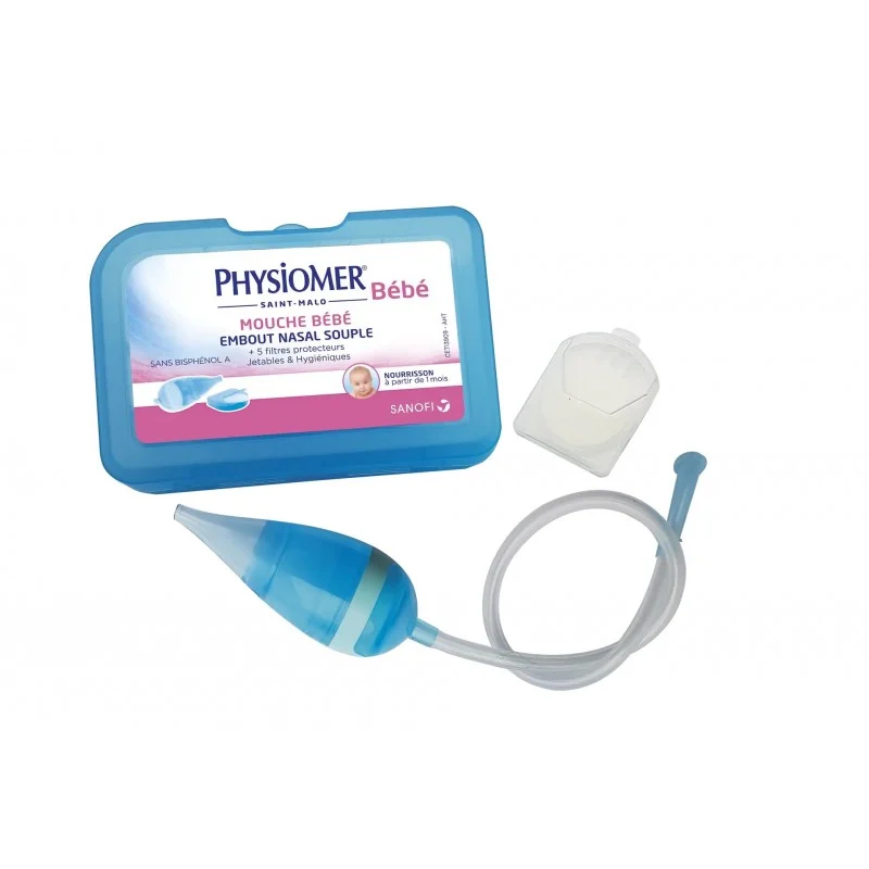 Physiomer Baby Nozzle Punta nasale morbida + 5 filtri protettivi