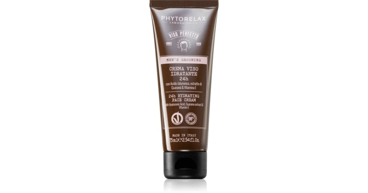Phytorelax Laboratories Men's Grooming Viso Perfetto crema idratante viso per uomo 75 ml