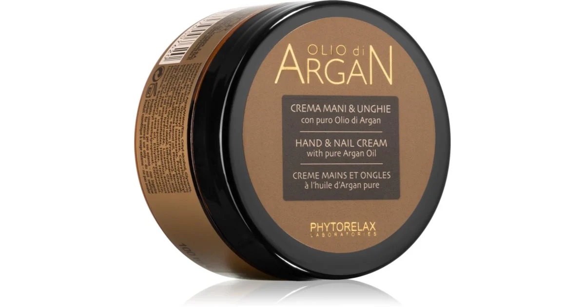 Phytorelax Laboratories Olio Di Argan crema idratante per mani e unghie 100 ml