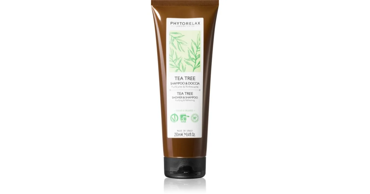Phytorelax Laboratories Tea Tree doccia shampoo con olio della pianta del the 250 ml