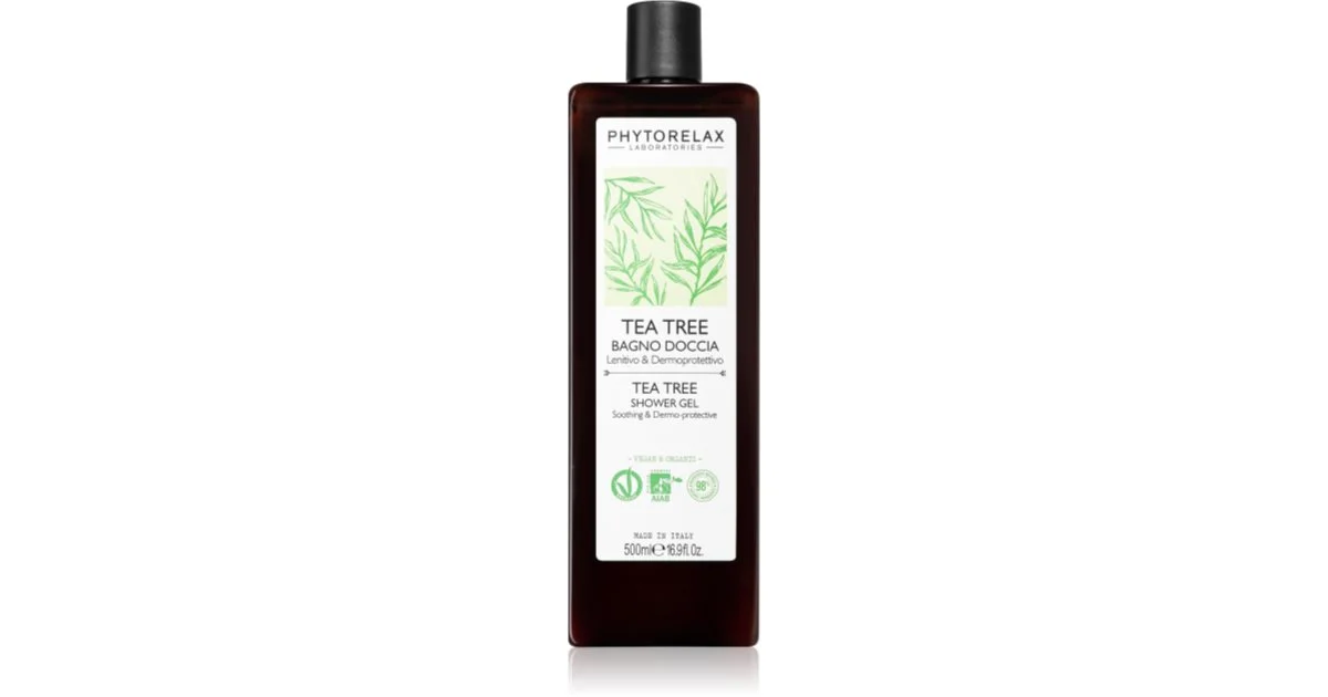 Phytorelax Laboratories Tea Tree gel doccia rilassante con olio della pianta del the 500 ml