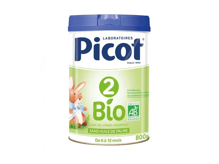Picot Latte BIOLOGICO 2 ° Età da 6 a 12 mesi 800g