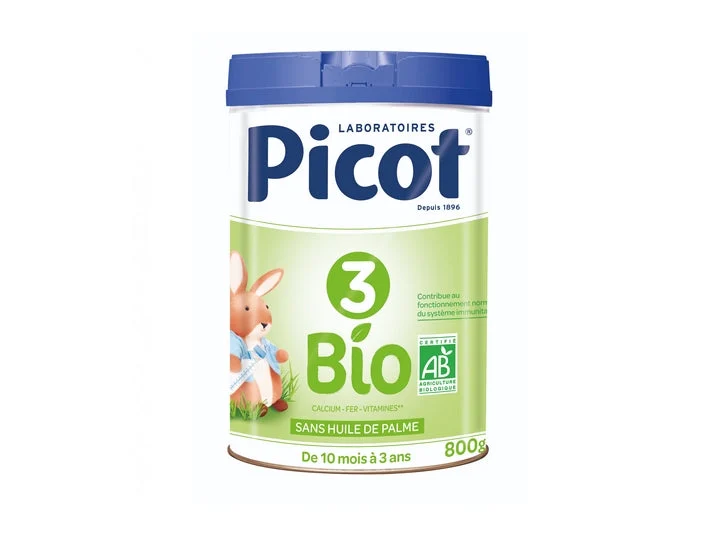 Picot Latte BIOLOGICO 3 ° Età Crescita da 10 mesi a 3 anni 800g