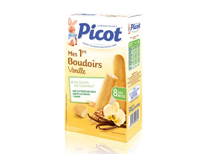 Picot I miei primi Boudoirs Vaniglia A partire da 8 mesi 150g