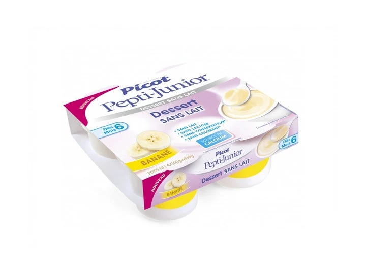 Picot Pepti-Junior Dessert Senza Latte Banana A partire Da 6 Mesi 400g